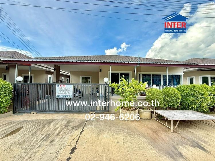 บ้านเดี่ยว 1 ชั้น 58.9 ตร.ว. หมู่บ้านลาดหญ้าวิลเลจ กาญจนบุรี ถนนกาญจนบุรี ถนนทางหลวงชนบท3050 เมืองกาญจนบุรี กาญจนบุรี