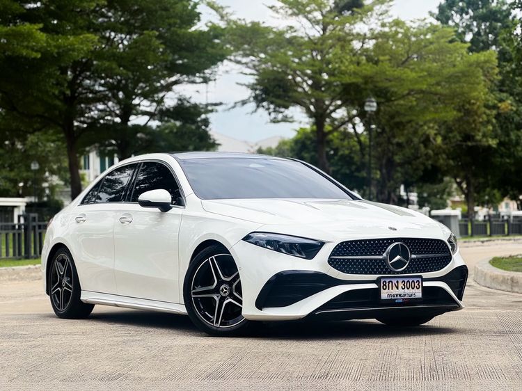 Mercedes-Benz A-Class 2024 A200 Sedan เบนซิน ไม่ติดแก๊ส เกียร์อัตโนมัติ ขาว รูปที่ 3