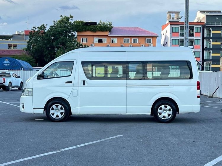 Toyota Commuter 2014 3.0 Van ดีเซล ไม่ติดแก๊ส เกียร์ธรรมดา ขาว รูปที่ 4