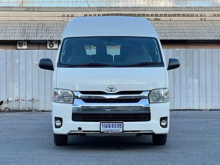 Toyota Commuter 2014 3.0 Van ดีเซล ไม่ติดแก๊ส เกียร์ธรรมดา ขาว รูปที่ 3