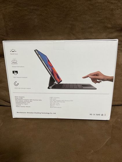 เคสคีย์บอร์ดบลูทูธแบบไร้สาย keyboard ไร้สาย สำหรับ ipad pro 12.9 นิ้ว  รูปที่ 2