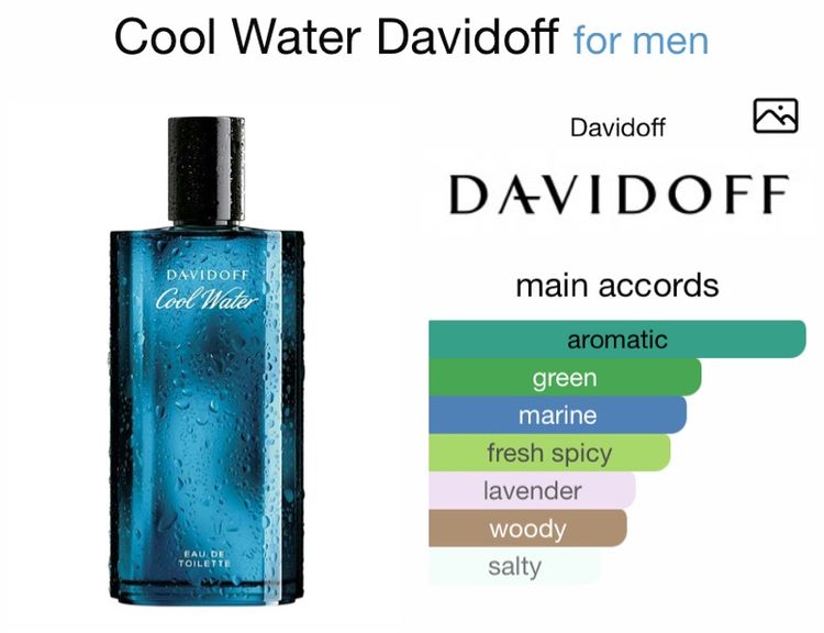 น้ำหอมแท้ 💯   DAVIDOFF Cool Water Men 125 ml พร้อมกล่อง รูปที่ 2