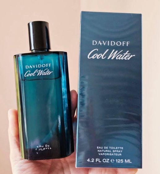 น้ำหอมแท้ 💯   DAVIDOFF Cool Water Men 125 ml พร้อมกล่อง รูปที่ 4