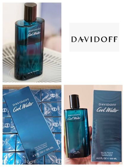 น้ำหอมแท้ 💯   DAVIDOFF Cool Water Men 125 ml พร้อมกล่อง