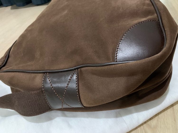 กระเป๋าสะพาย crossbodybag ของ TRUSSSARDI ซื้อมาจาก Italy ใหม่มาก ซื้อมาหลักหมื่น ยังไม่ผ่านการใช้งาน ผ้าแคนวาสสีน้ำตาล ทนสุดๆ แบรนด์ ITALY  รูปที่ 7