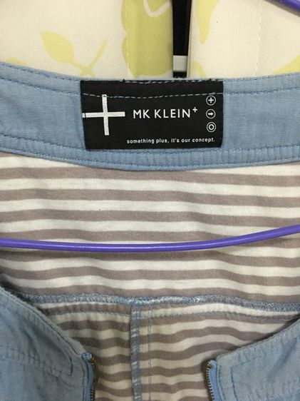 เสื้อคลุม สียีนส์แขนยาว MK KLEIN (ญี่ปุ่น) รูปที่ 9