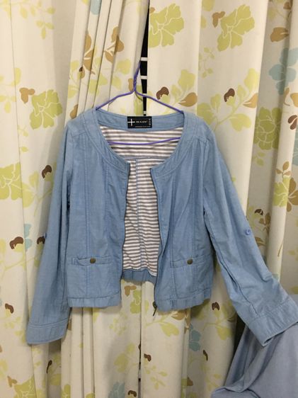 เสื้อคลุม สียีนส์แขนยาว MK KLEIN (ญี่ปุ่น) รูปที่ 3