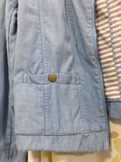 เสื้อคลุม สียีนส์แขนยาว MK KLEIN (ญี่ปุ่น) รูปที่ 7