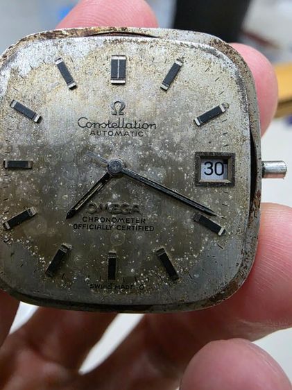 อะไหล่เครื่องโอเมก้า Omega หอดูดาว รุ่นเก่า เรือนเหลี่ยมหายาก ของเก่าเก็บ ขายตามสภาพ พร้อมส่งครับพี่ๆ  รูปที่ 3