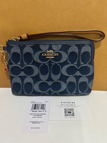 กระเป๋าสตางค์ Coach Denim รูปที่ 5
