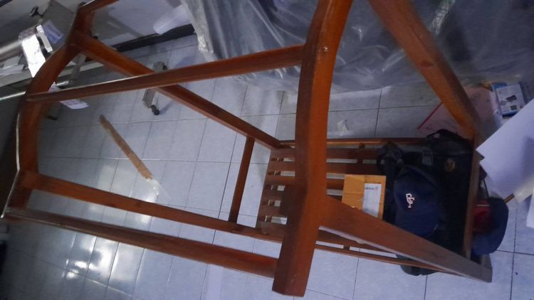 ราวเเขวนเสื้อผ้าไม้ รูปที่ 6