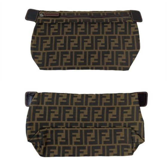🔥Fendi Vintage Zucca Pouch 🔥 รูปที่ 6