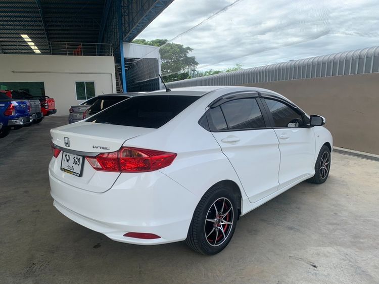 Honda City 2014 1.5 S i-VTEC Sedan เบนซิน ไม่ติดแก๊ส เกียร์อัตโนมัติ ขาว รูปที่ 3