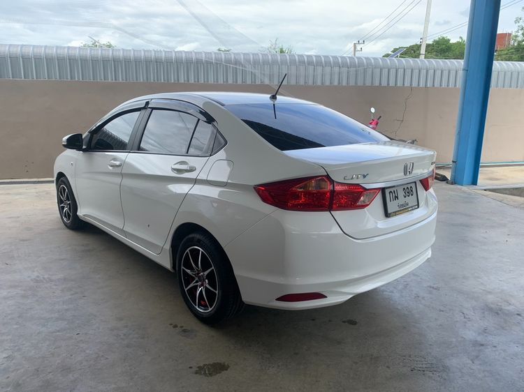 Honda City 2014 1.5 S i-VTEC Sedan เบนซิน ไม่ติดแก๊ส เกียร์อัตโนมัติ ขาว รูปที่ 4
