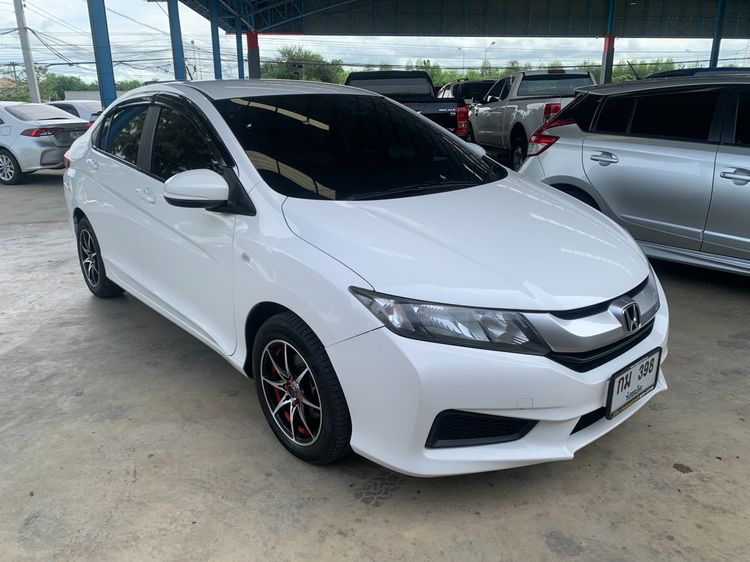 Honda City 2014 1.5 S i-VTEC Sedan เบนซิน ไม่ติดแก๊ส เกียร์อัตโนมัติ ขาว รูปที่ 2