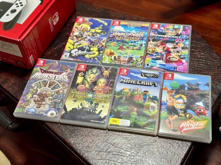 Nintendo Switch มือ 2 รวมแผ่นเกมส์และ Ringfit รูปที่ 7