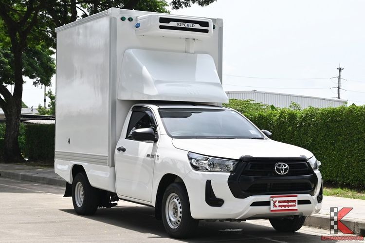 Toyota Hilux Revo 2022 2.4 Entry Pickup ดีเซล ไม่ติดแก๊ส เกียร์ธรรมดา ขาว