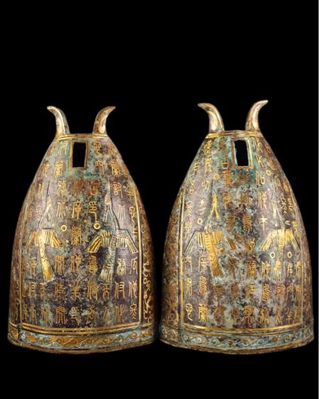 ระฆังทองเหลืองสำริดโบราณ