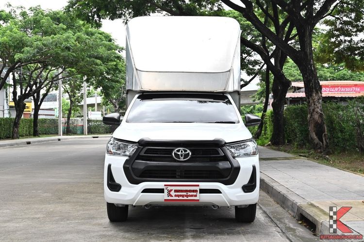 Toyota Hilux Revo 2022 2.4 Entry Pickup ดีเซล ไม่ติดแก๊ส เกียร์ธรรมดา ขาว รูปที่ 2