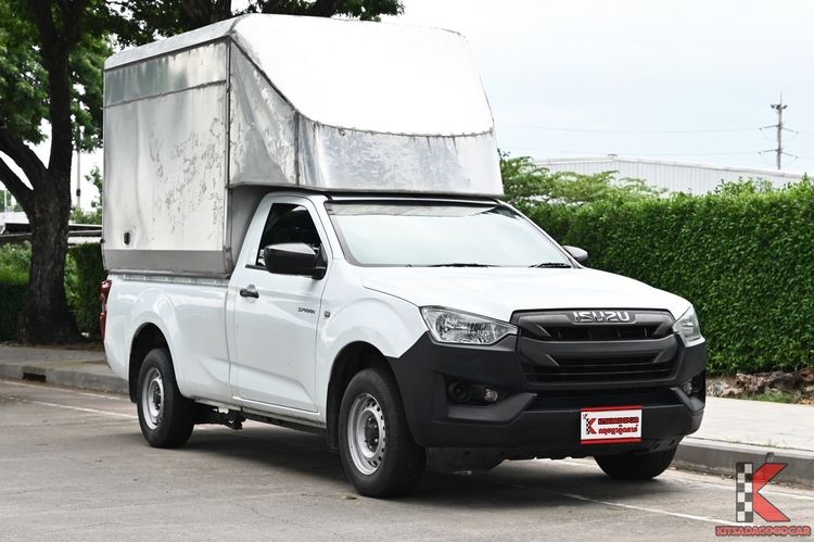 Isuzu D-MAX 2020 1.9 B Pickup ดีเซล ไม่ติดแก๊ส เกียร์ธรรมดา ขาว