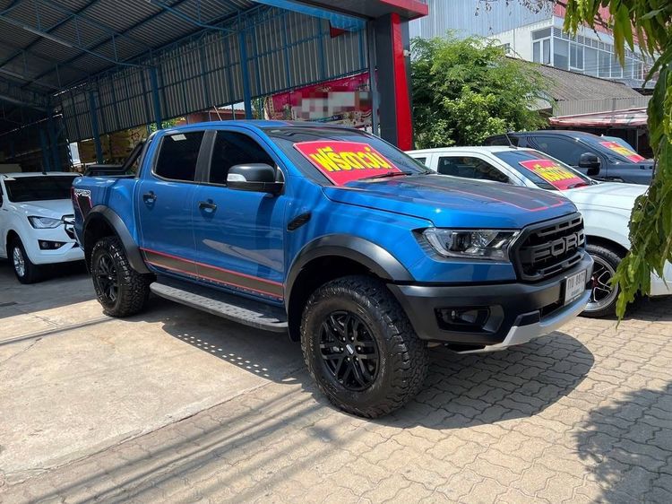 Ford Ranger 2021 Raptor X 2.0 Bi-Turbo 4WD Pickup ดีเซล ไม่ติดแก๊ส เกียร์อัตโนมัติ น้ำเงิน รูปที่ 2