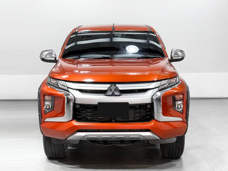 Mitsubishi Triton 2019 2.4 GT Premium Plus Pickup ดีเซล เกียร์อัตโนมัติ ส้ม รูปที่ 2