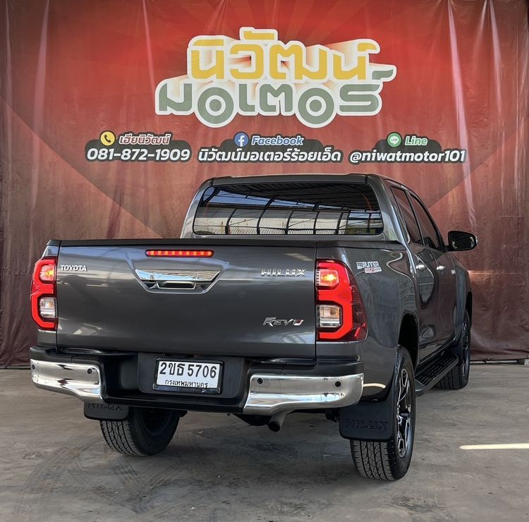Toyota Hilux Revo 2022 Double Cab 2.4 Mid Prerunner Sedan ดีเซล ไม่ติดแก๊ส เกียร์อัตโนมัติ เทา รูปที่ 3