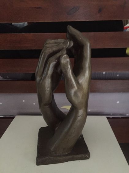 รูปปั้นทองเหลือง2มือประสาน รูปที่ 5