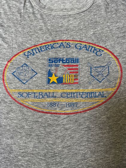 เสื้อยืดผ้าสามเนื้อ AMERICA’S GAME  รูปที่ 2
