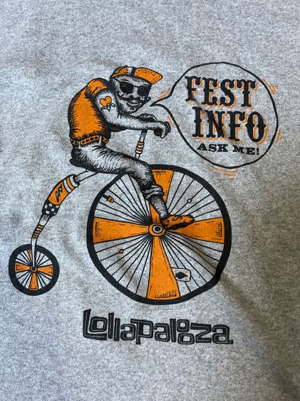เสื้อยืด Lollapalooza เทศกาลดนตรี รูปที่ 2