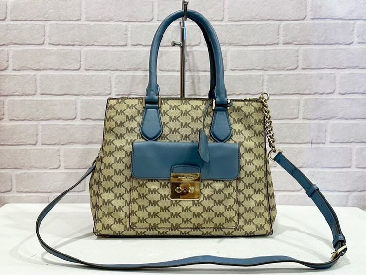 หญิง ฟ้า หนังแท้ อื่นๆ กระเป๋าสะพาย Michael kors 