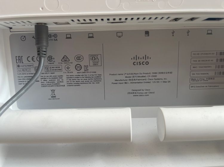 CISCO WEBEX CP-DX80 เหมือนใหม่ รูปที่ 7