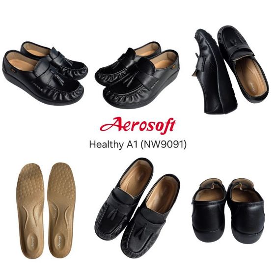 รองเท้าคัทชูผู้หญิง ยี้ห้อ  Aerosoft (แอโร่ซอฟ) รุ่น Healthy A1