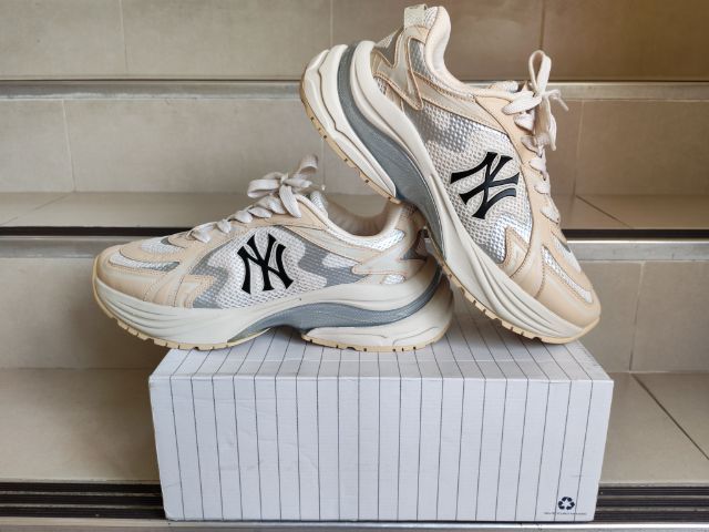 เงิน ผ้า รองเท้าผ้าใบ UK 10.5 | EU 45 1/3 | US 11 MLB shunky curve no.45