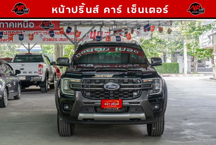 Ford Ranger 2023 2.0 Bi-Turbo Hi-Rider Wildtrak Pickup ดีเซล ไม่ติดแก๊ส เกียร์อัตโนมัติ ดำ รูปที่ 2