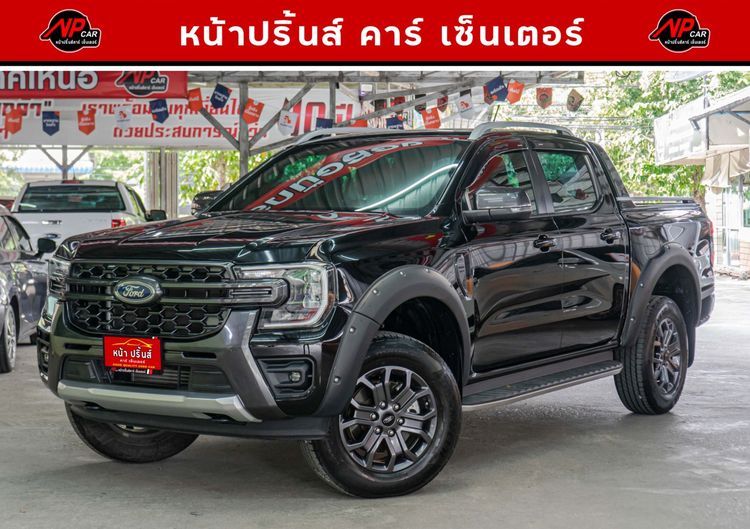 รถ Ford Ranger 2.0 Bi-Turbo Hi-Rider Wildtrak สี ดำ