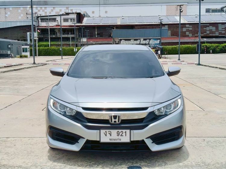 Honda Civic 2018 1.8 E i-VTEC Sedan เบนซิน ไม่ติดแก๊ส เกียร์อัตโนมัติ เงิน รูปที่ 2