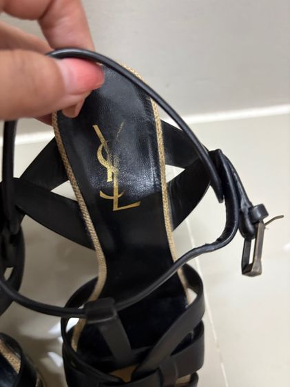 (Used) รองเท้า YSL สูง 3.5นิ้ว Size 38 ครึ่ง รูปที่ 3