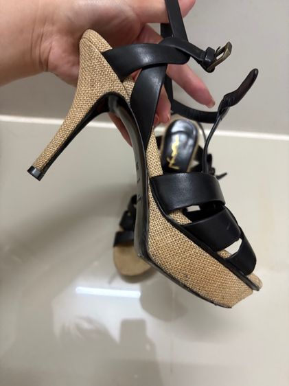 (Used) รองเท้า YSL สูง 3.5นิ้ว Size 38 ครึ่ง รูปที่ 10