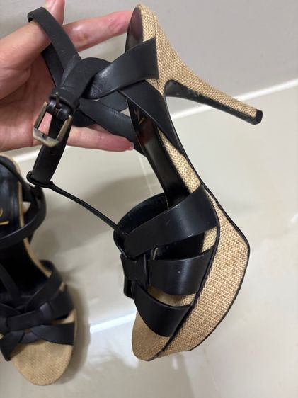 (Used) รองเท้า YSL สูง 3.5นิ้ว Size 38 ครึ่ง รูปที่ 4