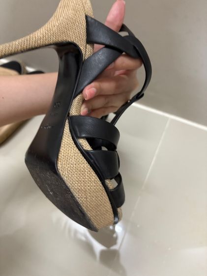 (Used) รองเท้า YSL สูง 3.5นิ้ว Size 38 ครึ่ง รูปที่ 7