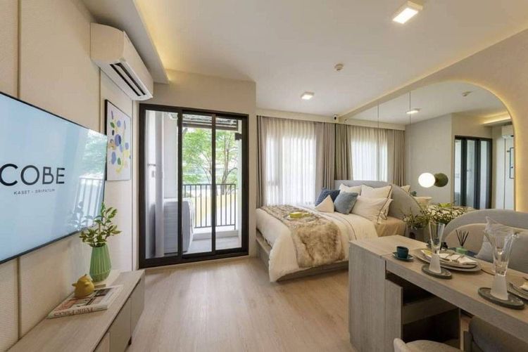 ขายดาวน์คอนโด COBE Kaset-Sripatum ชั้น 18 วิวโล่ง ทำเลดี ติดถนนพหลโยธิน ใกล้ BTS บางบัว เพียง 0 เมตร 