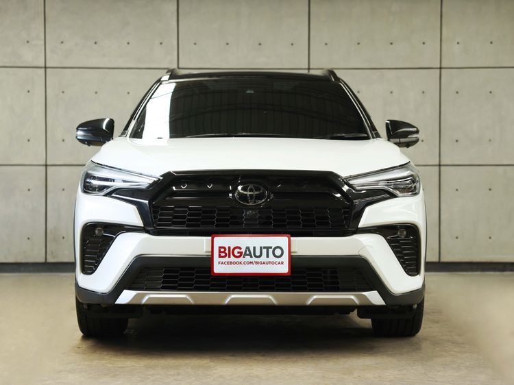 Toyota Corolla Cross 2023 1.8 Hybrid Premium Safety GR Sport Utility-car ไฮบริด ไม่ติดแก๊ส เกียร์อัตโนมัติ ขาว รูปที่ 4