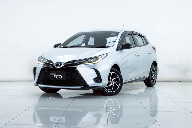 Toyota Yaris 2021 1.2 Sport Sedan เบนซิน ไม่ติดแก๊ส เกียร์อัตโนมัติ เทา