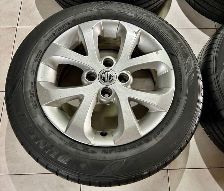ล้อแม็กMG3 15 4x100 พร้อมยาง รูปที่ 6