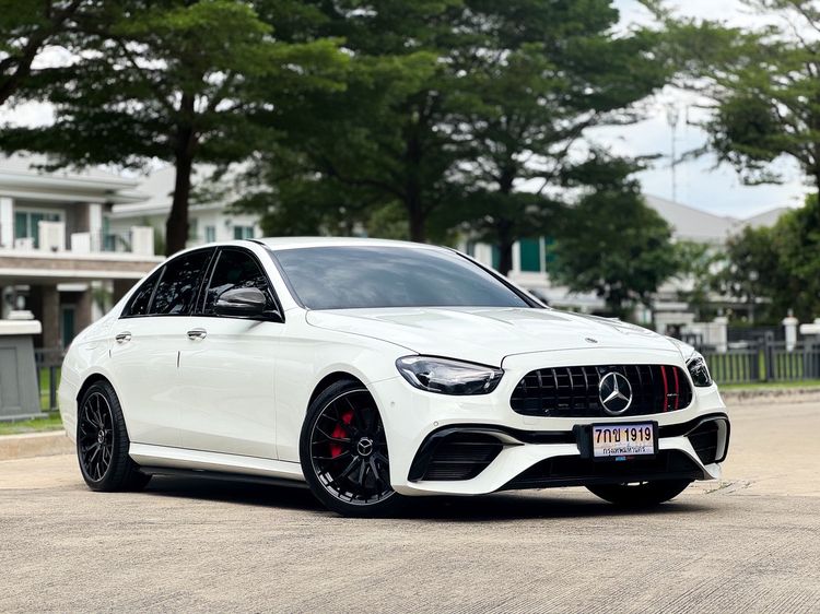 Mercedes-Benz E-Class 2022 E220 Sedan ดีเซล ไม่ติดแก๊ส เกียร์อัตโนมัติ ขาว รูปที่ 3