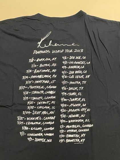 เสื้อทัวร์วง RIHANNA รูปที่ 9