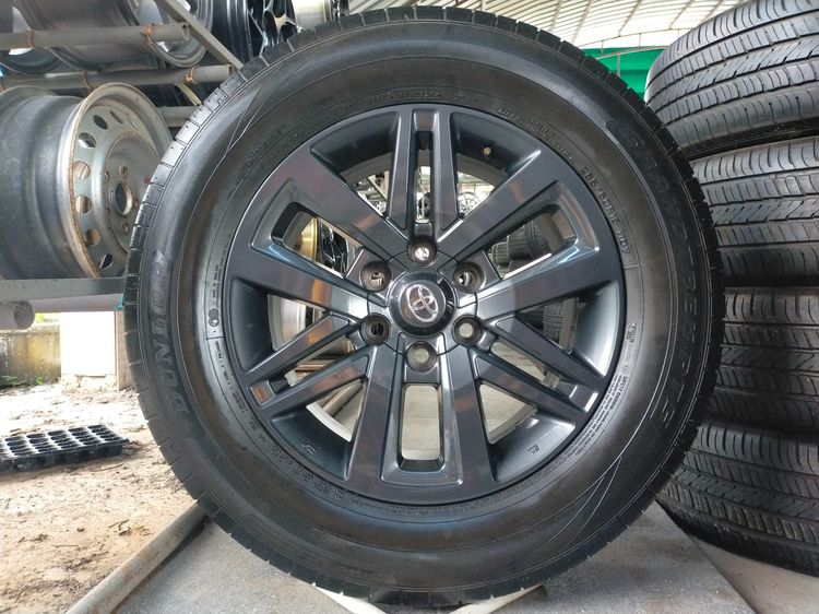 แม็กโตโยต้า สีอบpowder coat ขอบ18 พร้อมยางดันลอป 265 60 18 ปี24 ใส่revo vigo fortunerได้ทุกรุ่น รูปที่ 4
