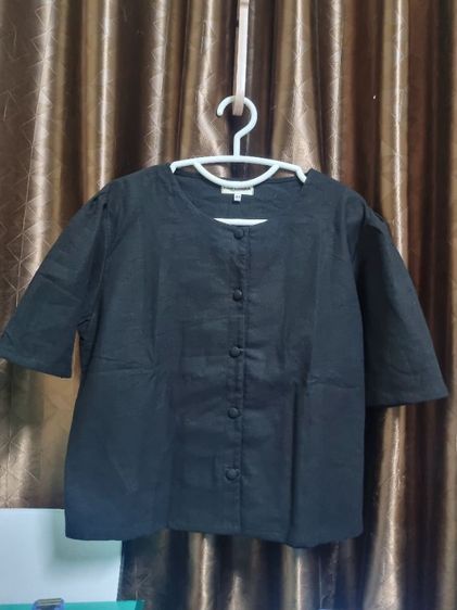 แขนสั้น ดำ EU 42 อื่นๆ เสื้อผ้าฝ้าย รอบอก 42