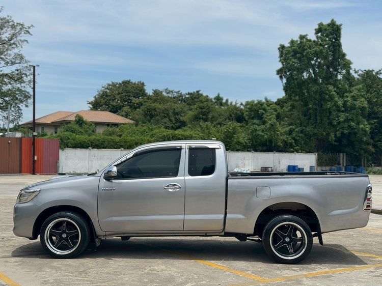 Toyota Hilux Vigo Champ 2015 Smart Cab 2.5 E Pickup ดีเซล ไม่ติดแก๊ส เกียร์อัตโนมัติ บรอนซ์เงิน รูปที่ 4